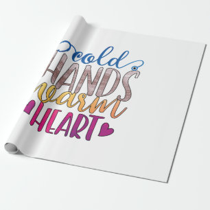 Verpleegster Cadeau Koude Handen Warm Hart Cadeaupapier