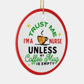 Verpleegster Cadeau Medische Gezondheidszorg Grapp Keramisch Ornament (Rechts)