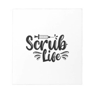Verpleegster Cadeau Scrub Leven Notitieblok