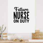 Verpleegster Cadeau Toekomstige Verpleegster Aan H Poster (Keuken)