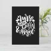 Verpleegster Cadeau | Verpleegster zowel koningin  Kaart (Staand voorkant)