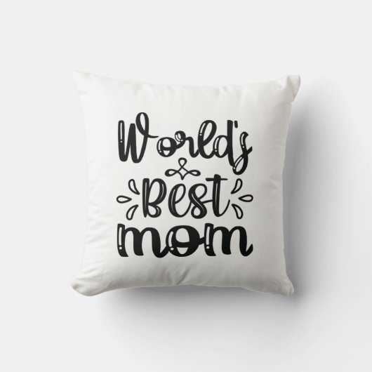 Verpleegster Cadeau Werelds Beste Moeder Kussen (Voorkant)