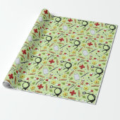 Verpleegster Cadeaupapier (Uitgerold)