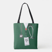 Verpleegster Cadeautas Tote Bag (Achterkant)