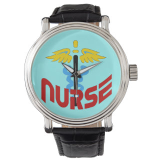 Verpleegster Caduceus (Aangepaste kleurverandering Horloge