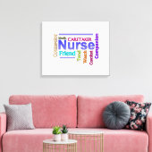 Verpleegster Canvas Kunst (Insitu (Woonkamer))