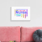 Verpleegster Canvas Kunst (Insitu (Woonkamer))