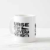 Verpleegster Cat Lover Koffiemok (Voorkant links)
