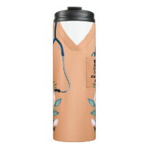 Verpleegster Comfort: Bloemen Scrubs met Stethosco