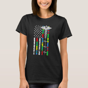 Verpleegster Cool Geregistreerde Rn Amerikaanse Vl T-shirt