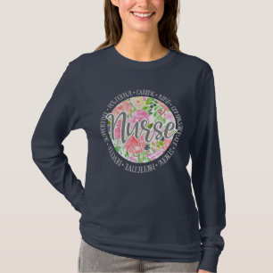 Verpleegster Covid 19 Essentiële Zorgmedewerker T- T-shirt