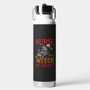 Verpleegster Dag Heks Nacht Halloween Ketel Stetho Waterfles