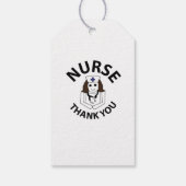 Verpleegster dank u Verpleegster Cadeaulabel (Achterkant)