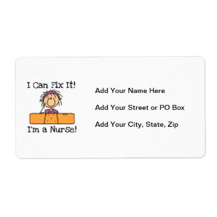 Verpleegster dat ik het kan oplossen T-shirts en c Etiket
