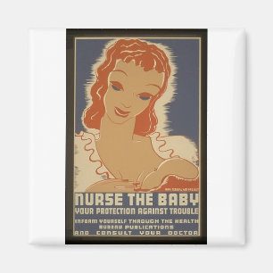 Verpleegster de Baby magneet