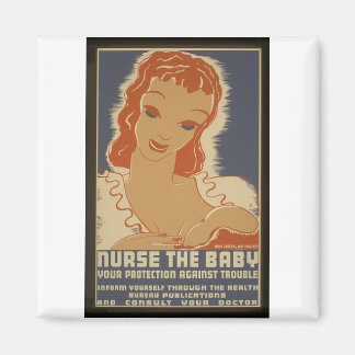 Verpleegster de Baby magneet