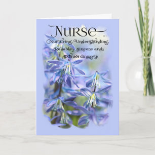 Verpleegster/de Gelukkige Dag van Verpleegsters - Kaart