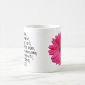 Verpleegster Definitie Roze Daisy Essential Worker Koffiemok (Center)