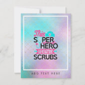 Verpleegster - Deze superheld draagt kruiden - voe (Voorkant)