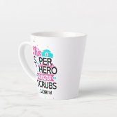 Verpleegster - Deze Superheld Draagt Scrubs - Voeg Latte Mok (Linkerhoek)