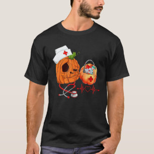 Verpleegster Dokter Pompoen Geneeskunde Medisch B T-shirt