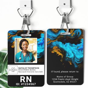 Verpleegster Dokter Verzorgende Geneeskundestudent Badge