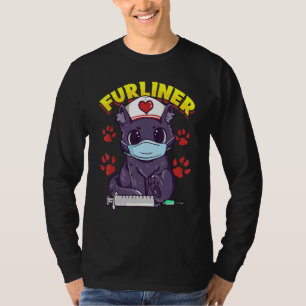 Verpleegster Essential Frontline Hero Een Kat Verp T-shirt