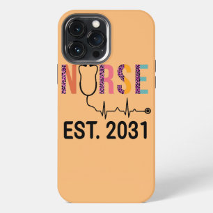 Verpleegster Est 2031 RN Verpleegkundige School Af iPhone 13 Pro Max Hoesje