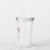 Verpleegster Est Custom Student Verpleegkundige RN Acryl Drinkbeker (Links)