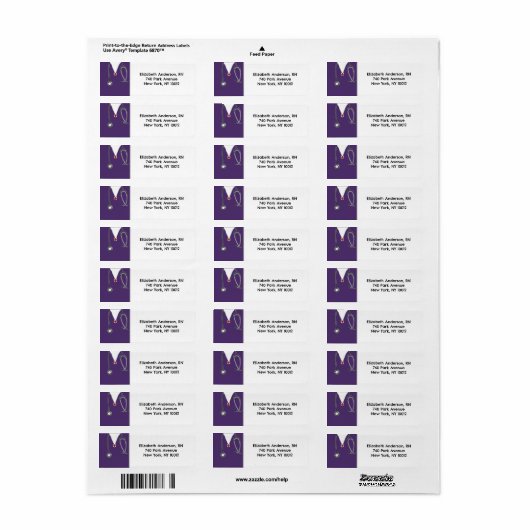 Verpleegster Etiket (Full Sheet)