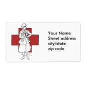  verpleegster etiket (Voorkant)