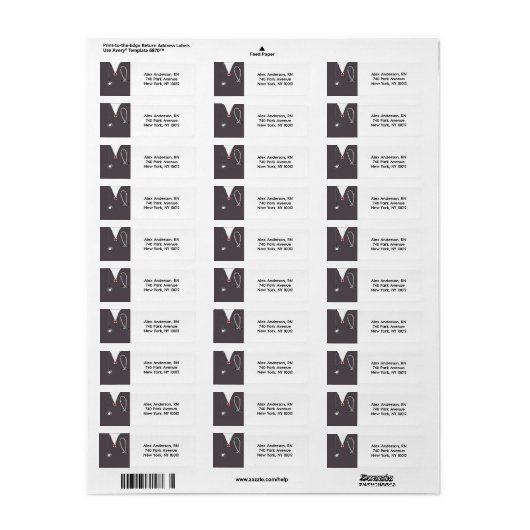 Verpleegster Etiket (Full Sheet)