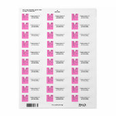 Verpleegster Etiket (Full Sheet)