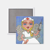 Verpleegster Fairy - magneet (Voorkant / Achterkant)