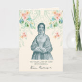 Verpleegster, Florence Nightingale  Zorgmedewerker Kaart (Voorkant)