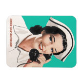 verpleegster Funny Advice Magnet Magneet (Horizontaal)
