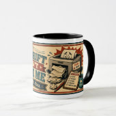 Verpleegster Funny Shift Survival Funny Cadeau Mok (Voorkant rechts)