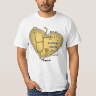 Verpleegster Gele Hart Hartzorg T-shirt