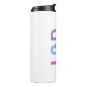 Verpleegster geschenk voor bevalling en bevalling thermosbeker (Gedraaid links)