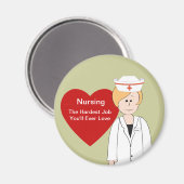 Verpleegster Gezegde Magnet (Voorkant / Achterkant)