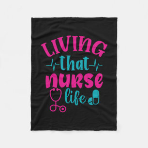 Verpleegster Gift   Leven als Verpleegster Fleece Deken