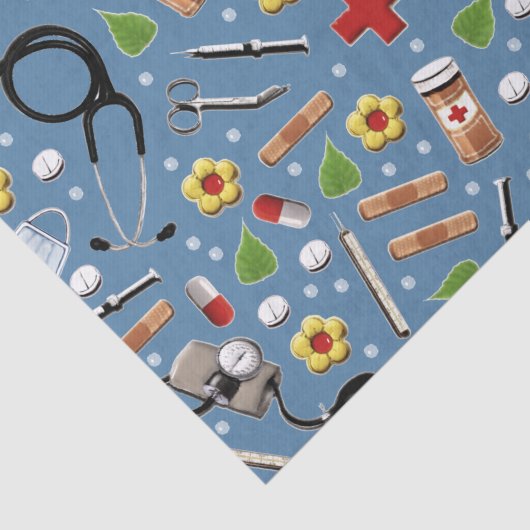 Verpleegster Gift Tissue Paper Tissuepapier (Detail)