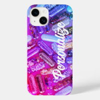 Verpleegster glitter medicatie paarse roze schatti