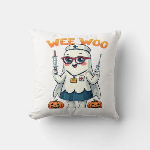 Verpleegster Halloween klaar Klassiek T-shirt Kussen