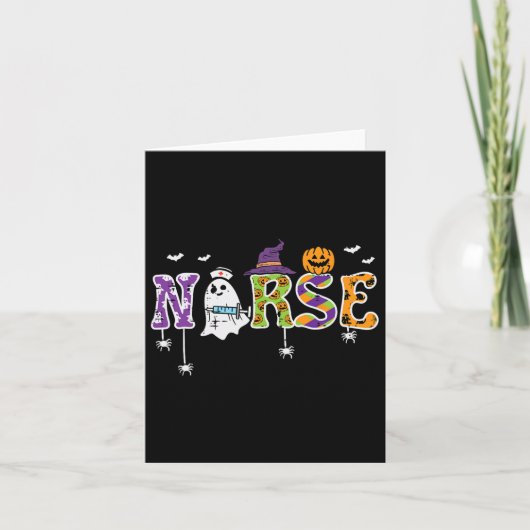 Verpleegster Halloween Kostuum Verpleegkunde Kostu Kaart (Voorkant)