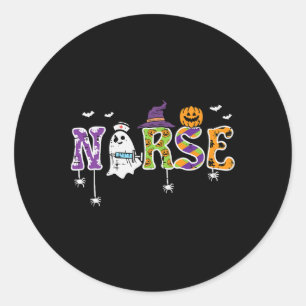 Verpleegster Halloween Kostuum Verpleegkunde Kostu Ronde Sticker