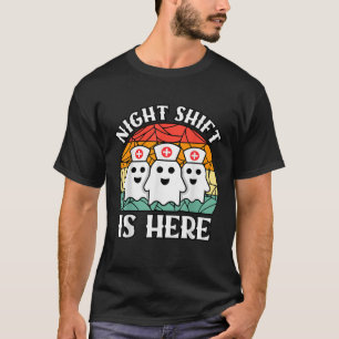 Verpleegster Halloween Mannen Vrouwen Nachtploeg B T-shirt