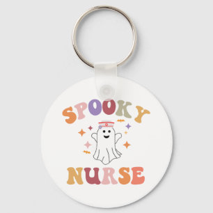 Verpleegster Halloween Shirt - Spooky Verpleegster Sleutelhanger