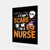 Verpleegster Halloween Witch Funny Nursing Essenti Acryl Bord (Hoek)