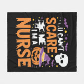 Verpleegster Halloween Witch Funny Nursing Essenti Fleece Deken (Voorkant (Horizontaal))